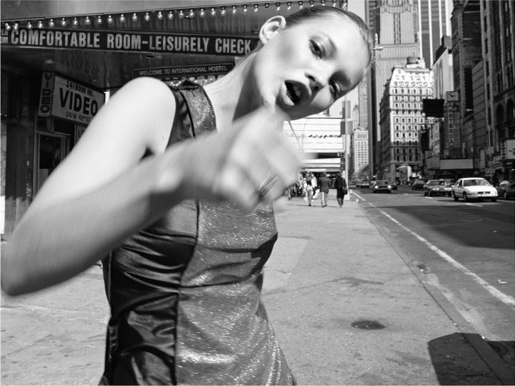 Glen Luchford, Kate Moss, Times Square, 1994