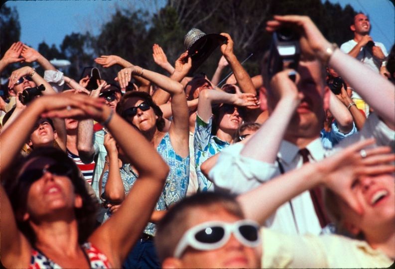 My first published color pictures: Apollo XI launch (1969)