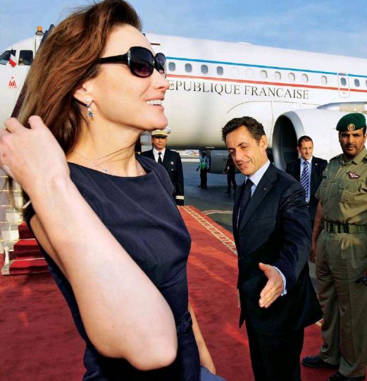 Carla et Nicolas Sarkozy au Qatar en 2009, 