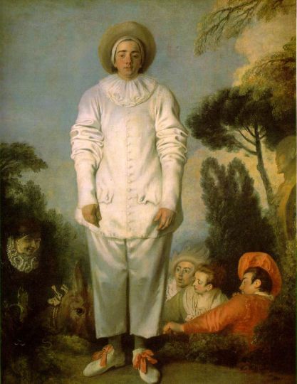 Pierrot Lunaire par Watteau.