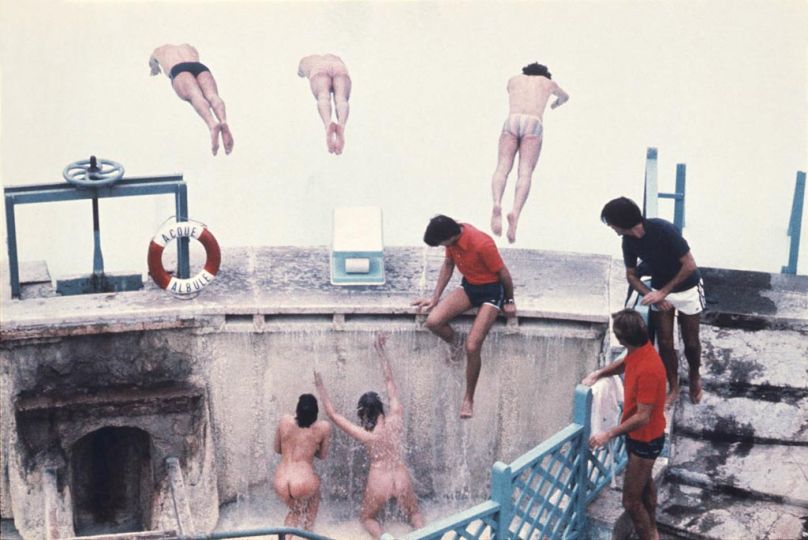 Divers Rome, 1976 © Jim Lee