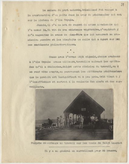 L'appontement de Saint-Laurent-du-Maroni © Léon Collin