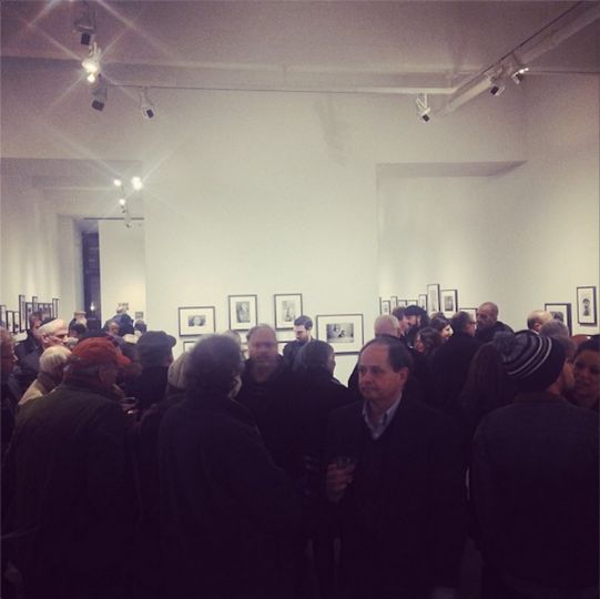 16 - The crowd at the opening of Fred W. McDarrah Save The Village  © Andi Potamkin