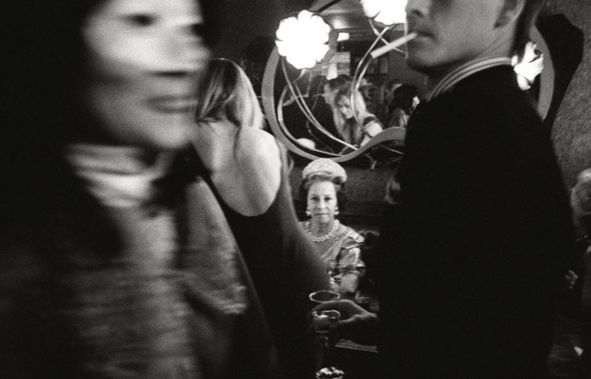 Fête chez Castel pour la construction du tunnel sous la Manche, Paris, 1991 © Marie-Paule Nègre