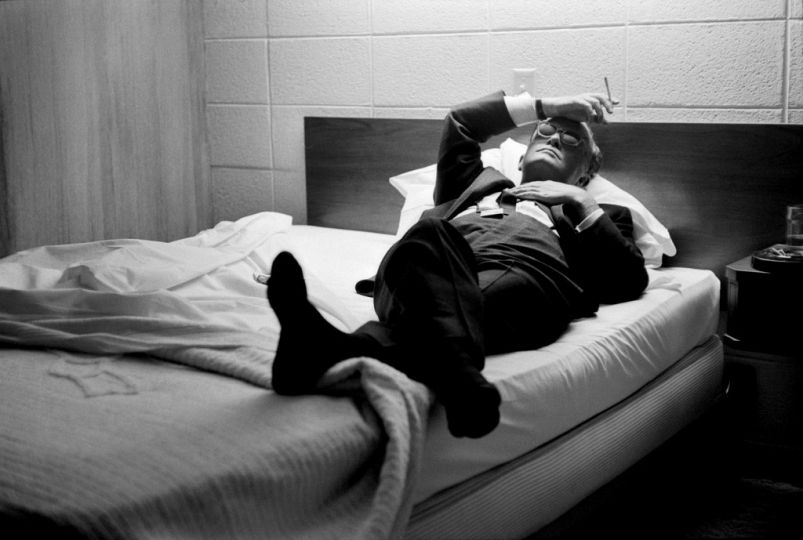 Truman Capote in bed © Steve Shapiro