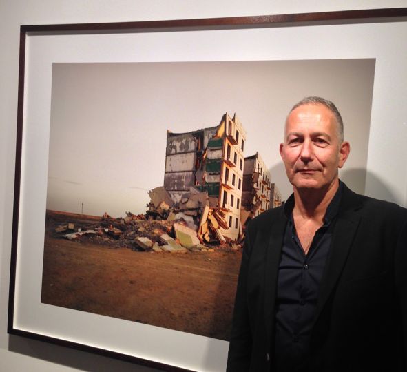 2) Nadav Kander at his 'Dust' exhibition at Flowers East Galleryrn