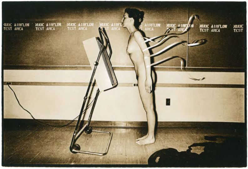 Nude, Airflow Test Area, 1971, vintage, cm 25x20 ca. © Leslie Krims rn