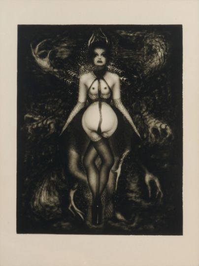 Hanel 2 (Photomontage, planche 51 du Chaman) - 1968 (c) Pierre Molinier (Lot 123)n