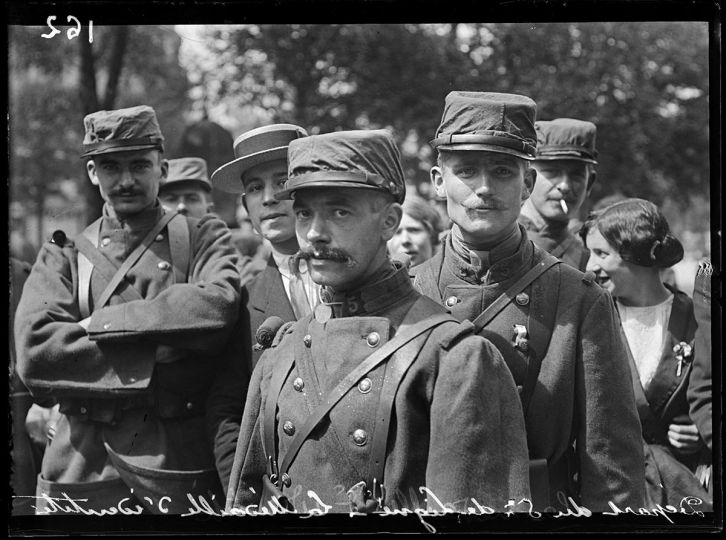 Guerre 1914-1918. 5eme journée de mobilisation à Paris. © Caudrilliers / Excelsior – L'Equipe / Roger-Viollet