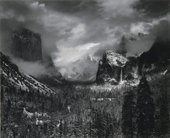 Ansel Adams, Clearing Winter Storm, Yosemite National Park, California, 1938 © Ansel Adams & MoMA