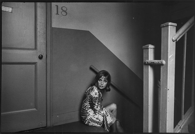 Jeanne Moreau, 1967 © 2017 Duane Michals / Courtesy Thames & Hudson