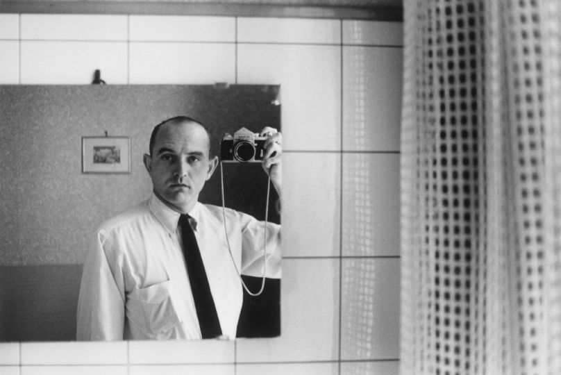 Self-Portrait in Bathroom, Amsterdam, 1960s © 2017 Duane Michals / Courtesy Thames & Hudson