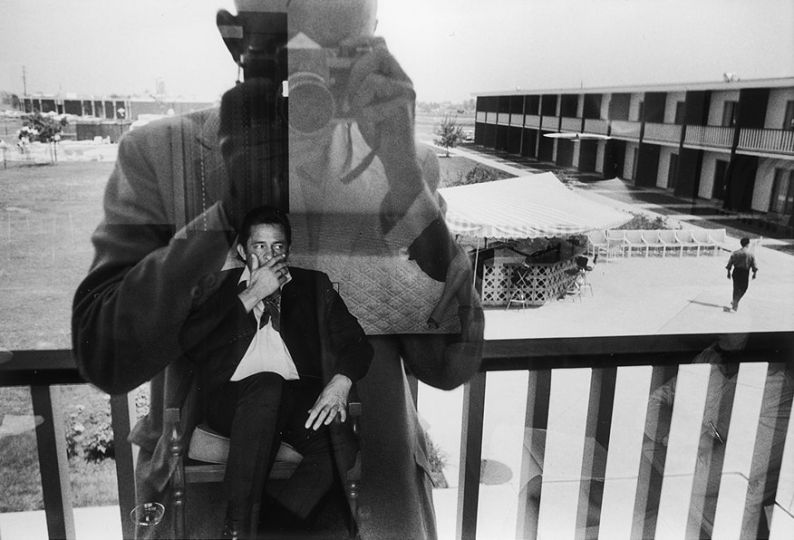 Johnny Cash, 1970s © 2017 Duane Michals / Courtesy Thames & Hudson