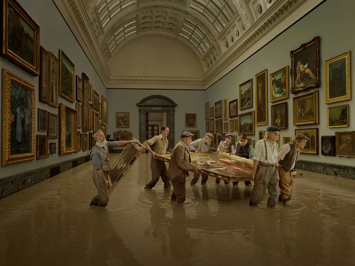 1928 Flooding of the Tate Gallery © Julia Fullerton-Batten