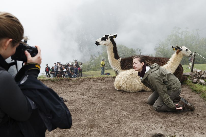 PERU. Machu Picchu. ‘Small World’ © Martin Parr / MAGNUM PHOTOS / www.dewilewis.com