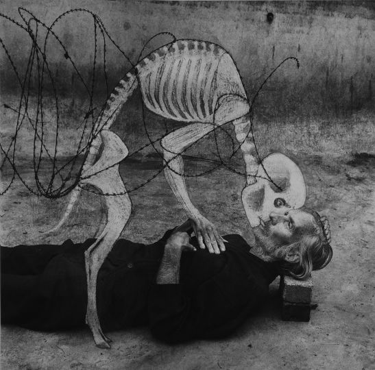 Rendez-vous 3, 2018, mixed media © Roger Ballen / Hans Lemmen ­ Courtesy ARTCO Gallery