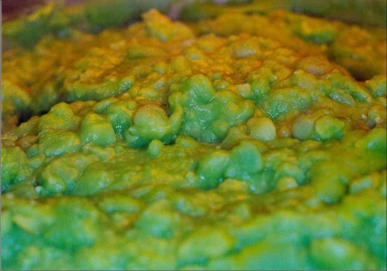 mushy peas © Martin Parr