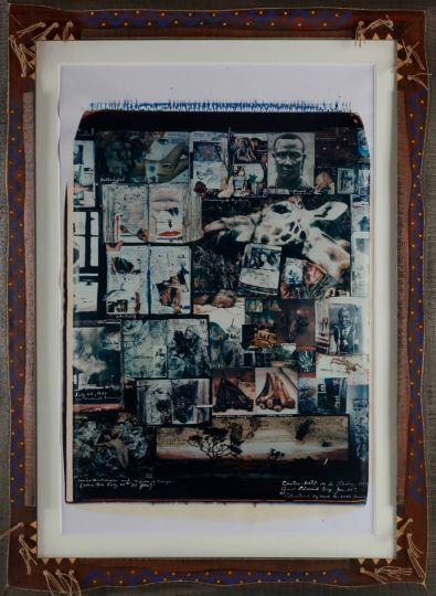Peter Beard, Giant Polaroid Day, 20 janvier 1997. Polaroid grand format. / Giant Polaroid Day, January 20, 1997. Large polaroid.