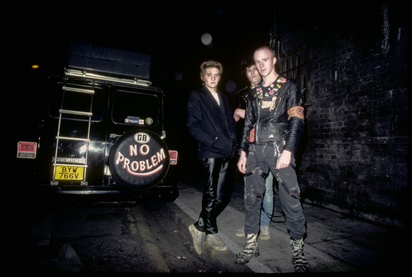 Série Anarchie au Royaume Uni - Groupe de musique Punk, les No Problem 1979, tirage cibachrome 40x60cm ©Yan Morvan courtesy galerie Sit Down