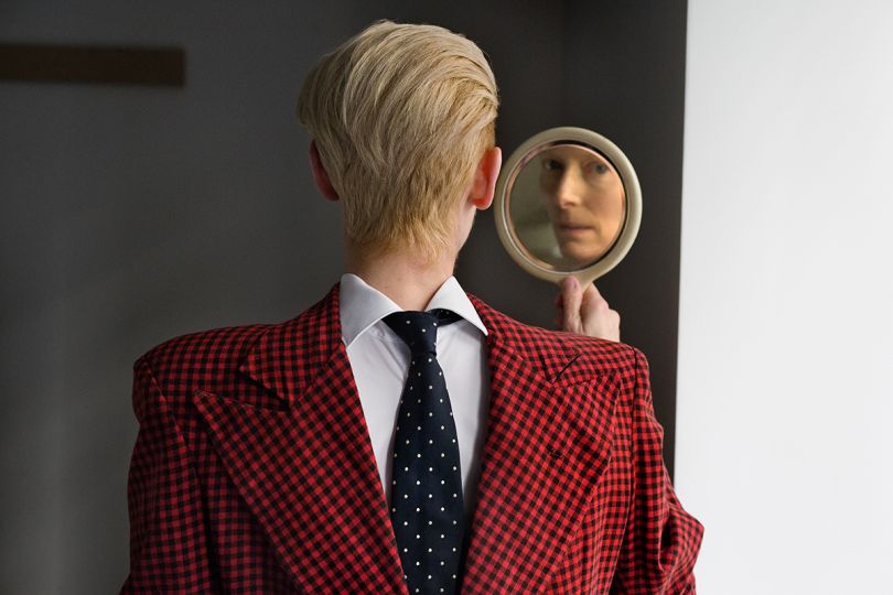 Mr. Backwards Forwards (Tilda Swinton) © Duane Michals, Courtesy of DC Moore Gallery, New York