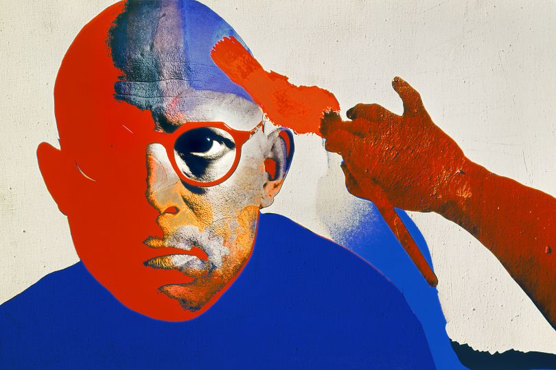 René Groebli - Photo D58 - Künstlerportrait des Malers Aja Iskander Schmidlin,1970 - Copyright the artist