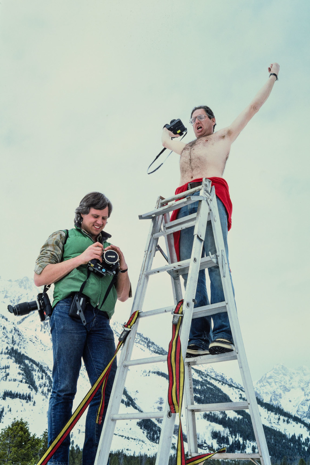 Man and Wife Smiling, Geneva – Jay Maisel