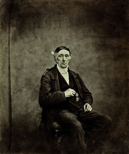 Jean-Joseph Nègre, père de l'artiste âgé © vers 1865 Charles Nègre collection Musée d'Art et d'Histoire de Provence