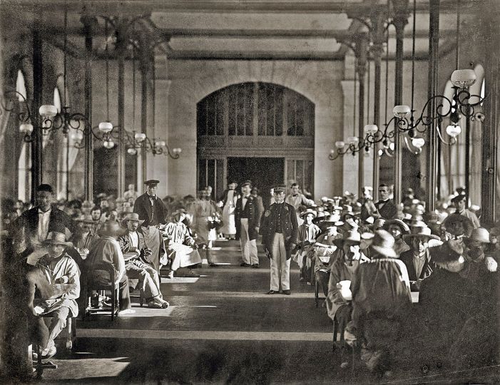 Le Réfectoire [Asile impérial de Vincennes] © 1859 Charles Nègre collection Musée d'Orsay