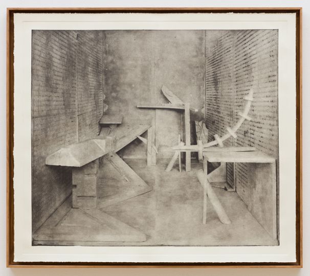 Rodrigo Valenzuela Stature No. 6, 2020 Photogravure 31h x 35.25w in 78.74h x 89.54w cm Edition of 8 plus 2AP - EXHIBITION PRINT © Rodrigo Valenzuela – Courtesy Asya Geisberg Gallery