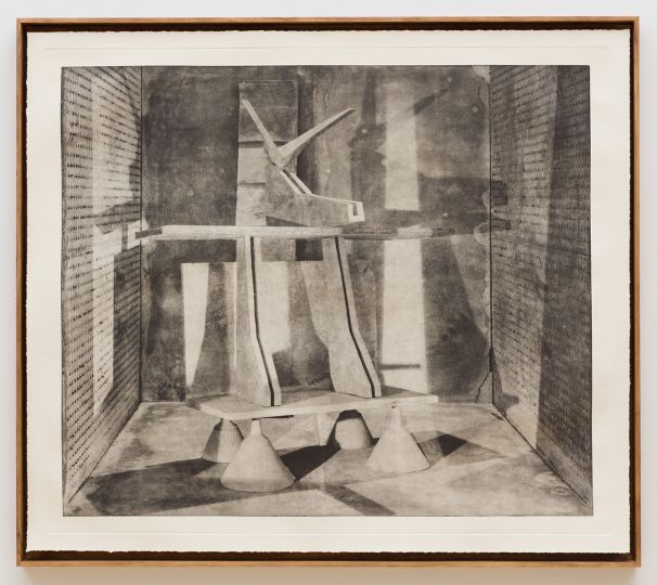 Rodrigo Valenzuela Stature No. 10, 2020 Photogravure 31h x 35.25w in 78.74h x 89.54w cm Edition of 8 plus 2AP - EXHIBITION PRINT © Rodrigo Valenzuela – Courtesy Asya Geisberg Gallery