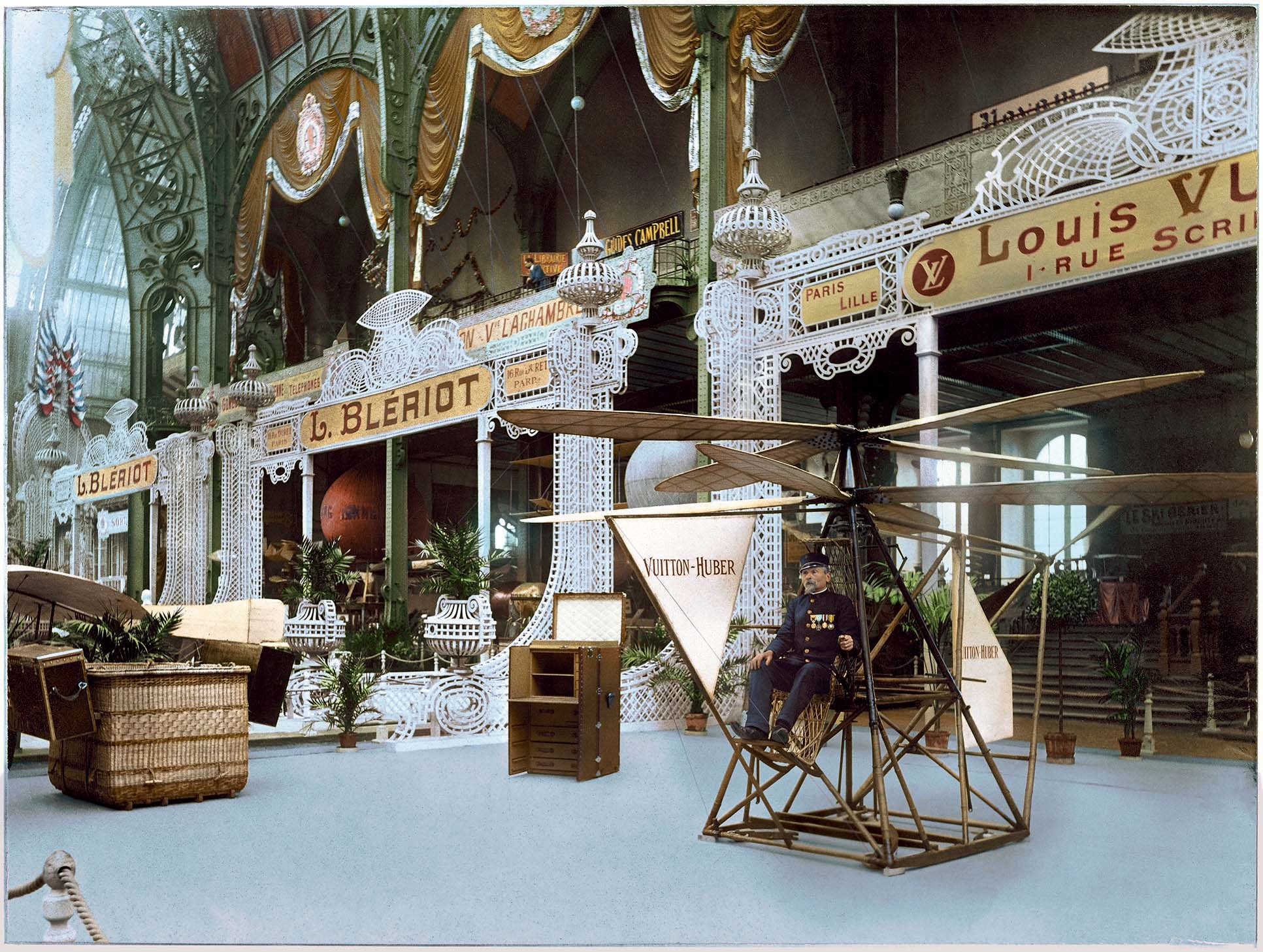 Visitors Look Exhibits Display Louis Vuitton Voyages Exhibition