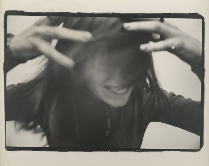 Self-portrait, gelatin silver print, 1972-73, Marcia Resnick and Leo Rubinfien. Courtesy of Deborah Bell Photographs, New York, and Paul M. Hertzmann Inc., San Francisco © Marcia Resnick - Courtesy The Bowdoin College Museum of Art (BCMA)