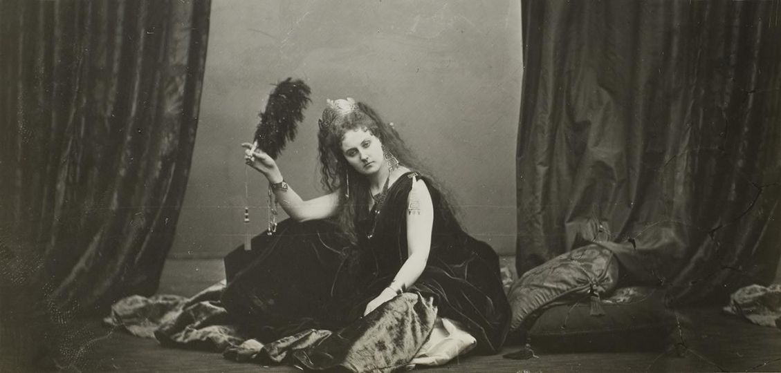The Countess of Castiglione in collaboration with Pierre-Louis Pierson - La comtesse de Castiglione - L'innocence, variation sur La Reine D'Etrurie, 1863 - Courtesy James Hyman Gallery