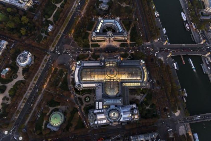 Vue aérienne du Grand Palais © Collection Rmn - Grand Palais, Nisian Hughes, 2018 © Patrick Tourneboeuf / RMN_GP / Tendance Floue