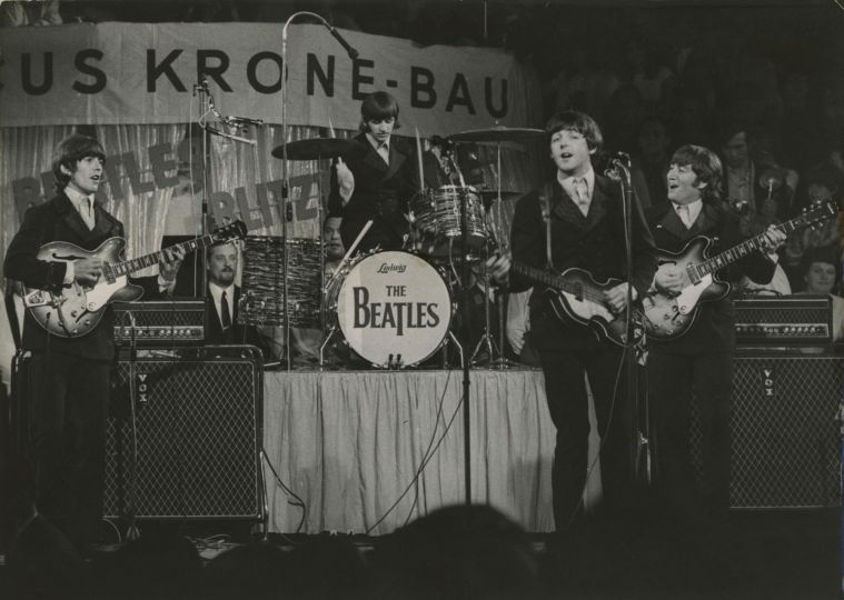 [The Beatles perform in Munich], June 25, 1966 © Keystone Press Canada / courtesy Stephen Bulger Gallery