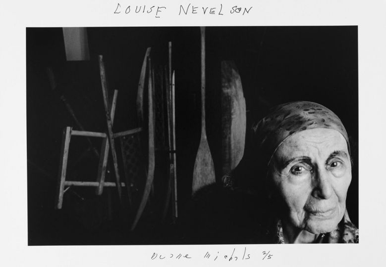 Louise Nevelson © Duane Michals. Courtesy of DC Moore Gallery, New York.