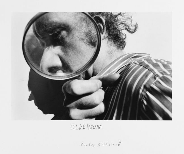 Oldenburg, 1970 © Duane Michals. Courtesy of DC Moore Gallery, New York.