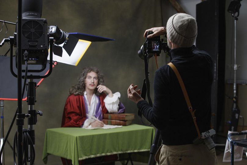 Making of de Guillaume Galienne en Molière. Portraits Croisés © Sacha Goldberger - Courtesy of the artist
