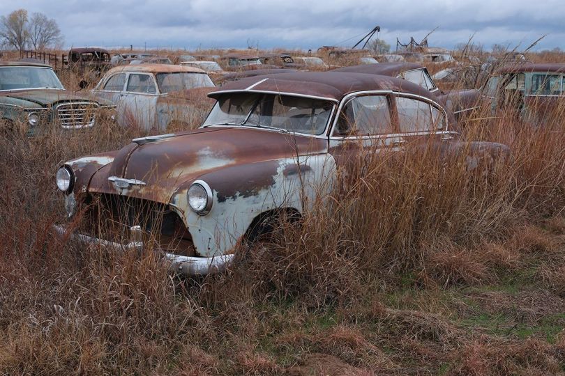 1956 Ford Fairlane © Danny Lyon - Courtesy Damiani Books 