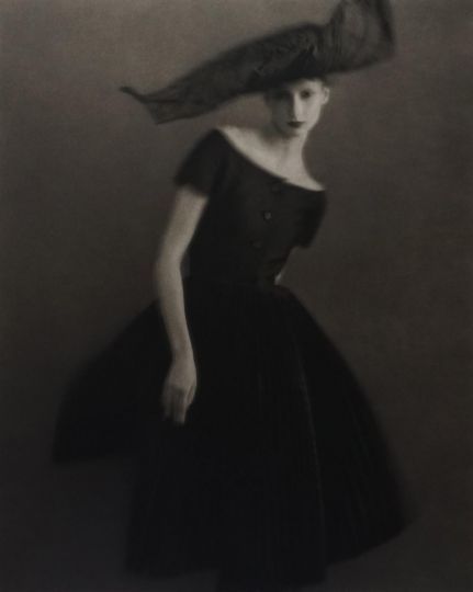 Sarah Moon 1941 - Yves Saint Laurent for Dior, 2022. Signed, titled and numbered in pencil on verso. Platinum print. Image 19-1/2