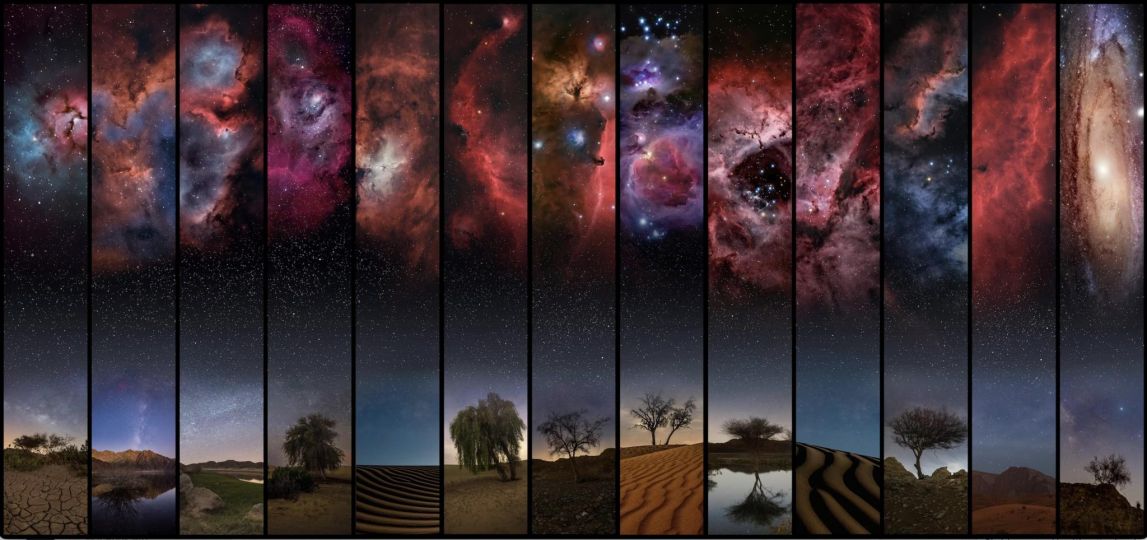 Heavens and Earths Collage © Samy Olabi