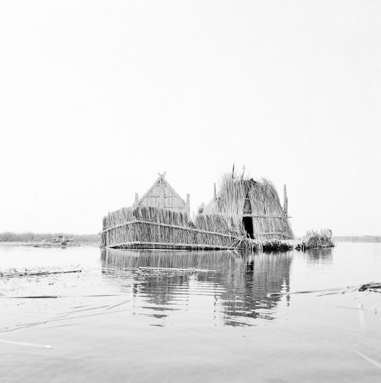 Ursula Schulz-Dornburg, Marsh Arabs / Irak, 1980 - Gelatin silver print, Size: 26 x 26 cm, Series: Vanished Landscapes © Ursula Schulz-Dornburg