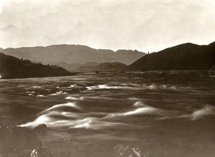 John Thomson , Yuen Fu Rapids, carbon print from Foochow and the River Min, c.1870 © Loewentheil China Photography Collection