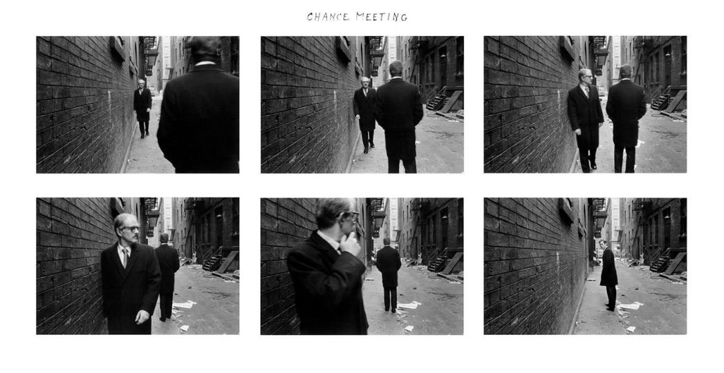 Chance meeting, 1970 © Duane Michals Inc - Courtesy Admira Milano