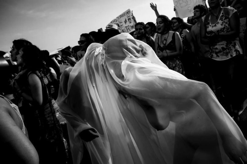 'Marcha das Vadias' a protest of Transgender women from Rio de Janeiro, Brasil © Jetmir Idrizi