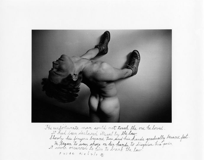 The unfortunate man, 1976 © Duane Michals Inc - Courtesy Admira Milano