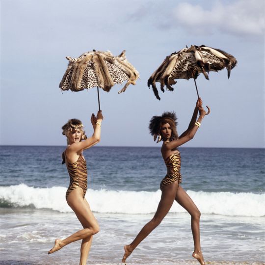 Norman Parkinson, Anna Anderson and Iman, Tobago, 1989 - Courtesy C+C Gallery