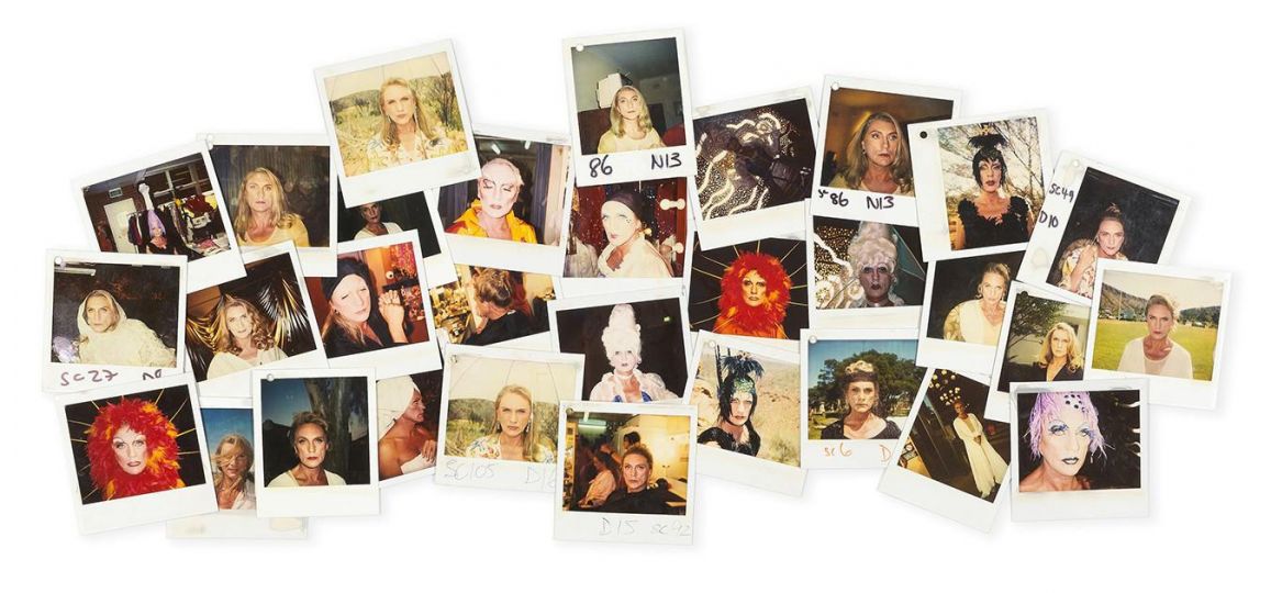 Terence Stamp - A large collection of original Polaroid photographs detailing the working make-up of the character Bernadette Bassinger during the filming of Priscilla, Queen of the Desert, PolyGram Films, 1994 - Courtesy Bonhams