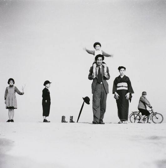 Ueda Shoji, Papa, Mama, and the Children from the series My Family: A Literary Composition, 1949, Gelatin silver print