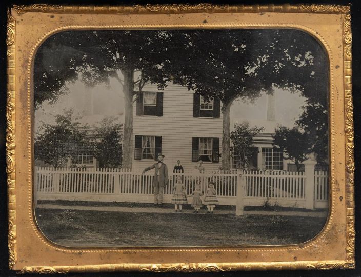 Anonymous, Untitled (White Pickett Fence), c. 1850's, Courtesy of PDNB Gallery, Denton, TX